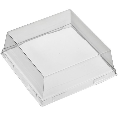 COUVERCLE PLASTIQUE DROIT POUR ASSIETTE QUARTZ 9 X 9 CM (VENDU PAR 2400)