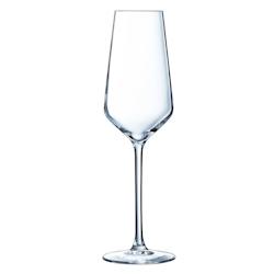 6 flûtes à Champagne 21cl Ultime - Cristal d'Arques - Verre ultra transparent moderne - transparent 0883314887143_0