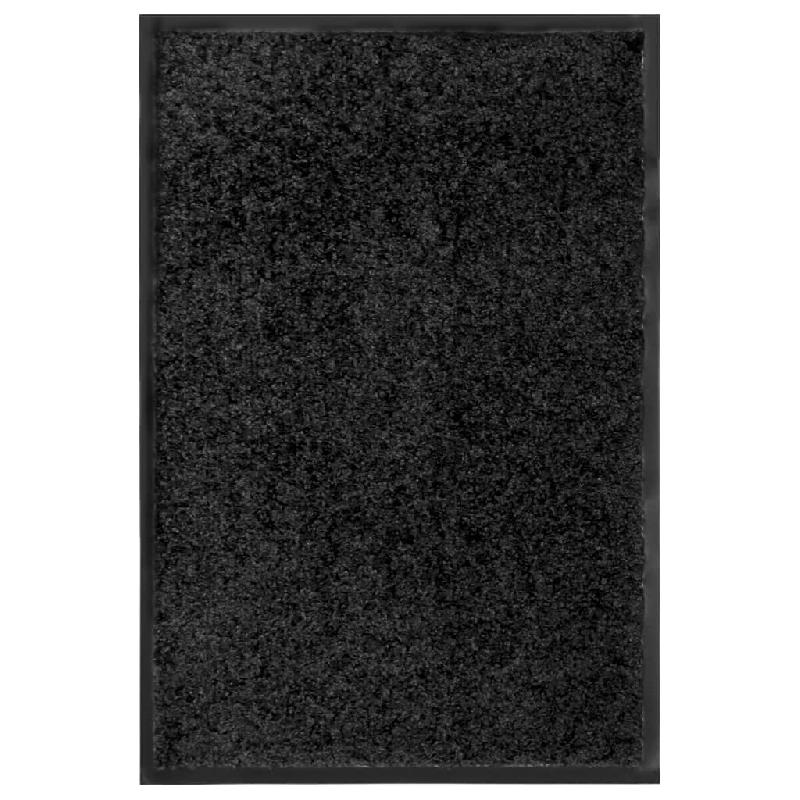 Décoshop26 - Paillasson lavable Noir 40x60 cm DEC023173 - noir 3001218169609_0