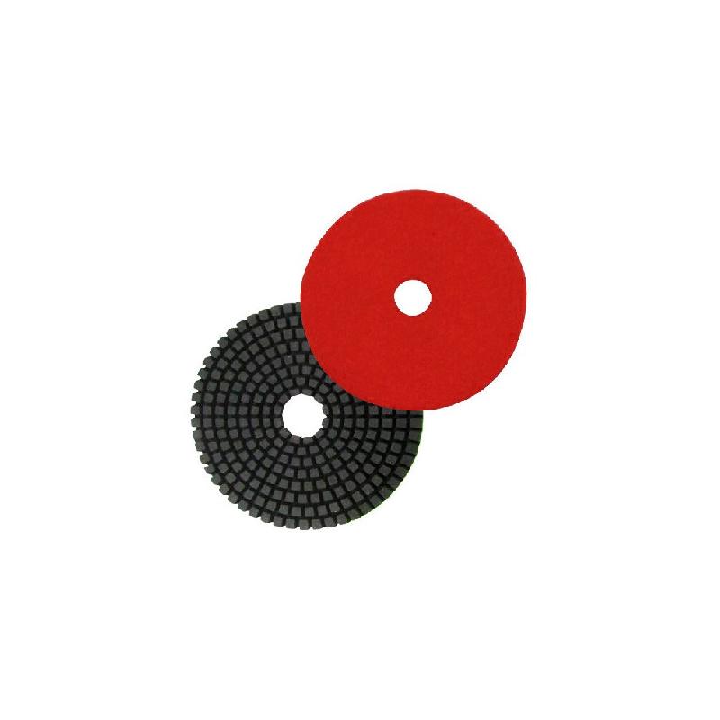 DIAMWOOD EXPERT EN EQUIPEMENT Pad de polissage diamanté à eau auto-agrippant D.125 mm x Gr. 100 - Granit, marbre, pierre naturelle - Diamwood - gris_0