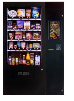Distributeur automatique connecté en mode épicerie avec 8 plateaux maximum réglables en hauteur_0