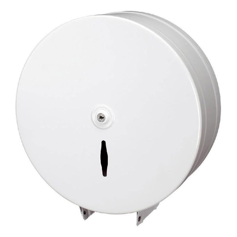 DISTRIBUTEUR DE PAPIER TOILETTE MINI JUMBO - JVD - BLANC