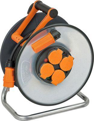 ENROULEUR DE CÂBLE BRENNENSTUHL STEELCORE - AVEC DISQUES ISOLANTS - IP44 25M H07RN-F 3G2,5 - 9192251100
