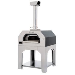 Four à pizza à bois 4 pizzas 35cm CFRPB435 Casselin - gris CFRPB435_0