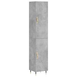 Helloshop26 - Buffet bahut commode armoire meuble de rangement organisateur cuisine salle de séjour salon haut 34,5 x 34 x 180 cm 02_0034314 - 300021_0