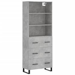 Helloshop26 - Buffet bahut commode armoire meuble de rangement organisateur cuisine salle de séjour salon haut 69,5 x 34 x 180 cm 02_0034668 - 300021_0