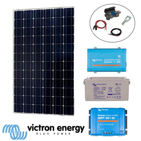 Kit solaire 360w 12v 230v victron pour site autonome_0