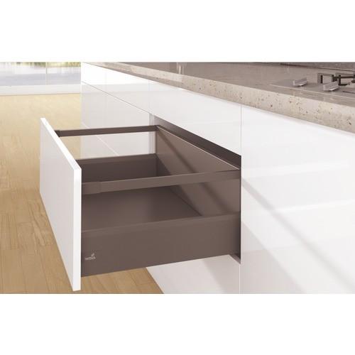 KIT TIROIR TRINGLES ARCITECH - PROFIL H 126 MM - DOS H 250 MM - ANTHRACITE - L 450 MM HETTICH