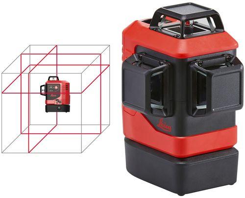 Laser multilignes 3x360° - rouge - 25m - triple alimentation - mallette complète - LEILinoL6R_0