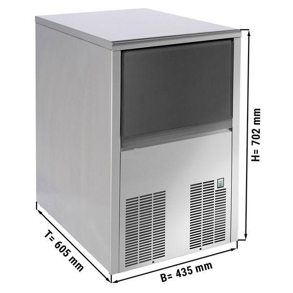 Machine à glaçon 41 kg/24h premium - Réfrigérateur avec raccordement d'eau inclus_0