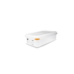 METRO PROFESSIONAL Récipient GN 1/4, 100 mm, polypropylène, avec couvercle - blanc plastique polypropylène 4067373611086_0