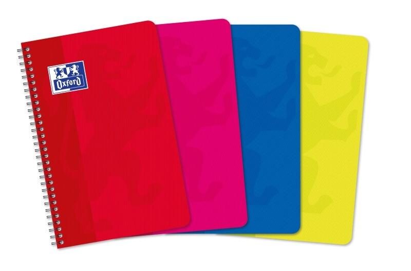 Oxford Lot de 10 Carnet Color Life rel. Intégrale 11x17, 100p./50 feuilles 90g/m², Séyès, coloris assortis (4) - 3020121774441_0