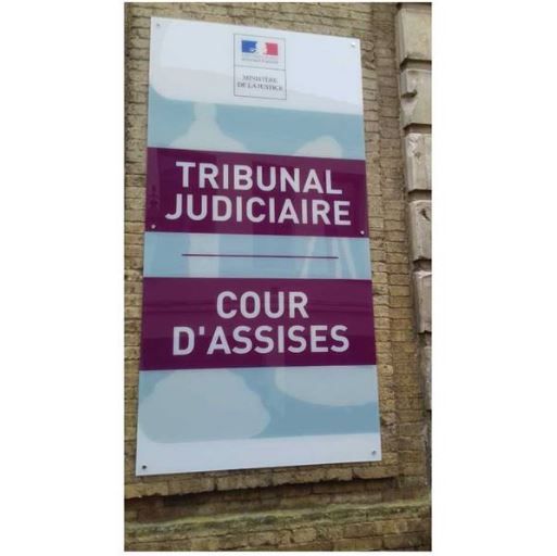 Panneau d'enseigne façade en plexiglas - Direct Signalétique - 420 x 600 mm - Transparent, résistant et personnalisable_0