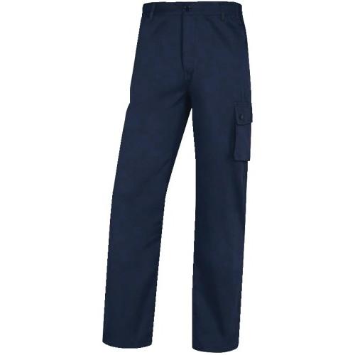 PANTALON DE TRAVAIL - 100 % COTON - BLEU MARINE - XXL - PALIGA DELTA PLUS