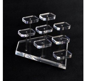 PLATEAUX VITRINE EN ACRYLIQUE -  8 NIVEAUX MULTI-FONCTION