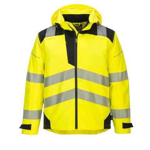 PORTWEST PW360 VESTE IMPER-RESPIRANTE EXTREME PW3 JAUNE/NOIR - TAILLE XXXL