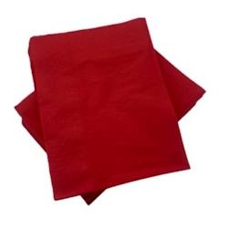 Serviettes de table 2 plis pure ouate - couleur rouge  - 30 x 40 cm - x 100 - DSTOCK60 - 03701431309553_0