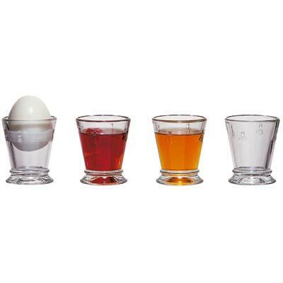 SHOT - VERRE À LIQUEUR / VERRINE 6CL - LOT DE 6 - LA ROCHÈRE - ABEILLE