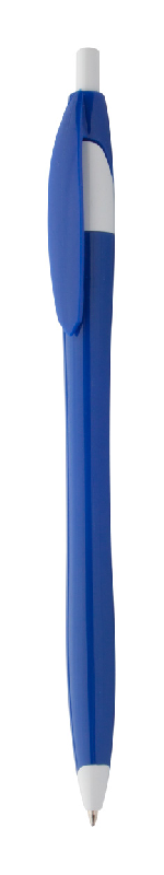 Stylo à bille en plastique - Encre bleue - Couleur bleu - Poids 7g_0