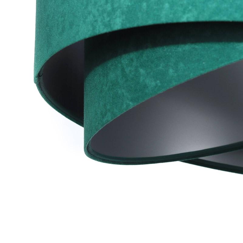 MACO DESIGN SUSPENSION VIVIEN, BICOLORE, VERT/ARGENTÉ