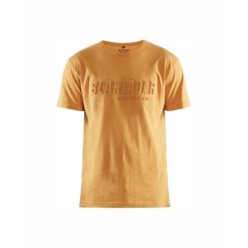 T-SHIRT DE TRAVAIL JAUNE MIEL IMPRIMÉ 3D - XXXXL BLAKLADER
