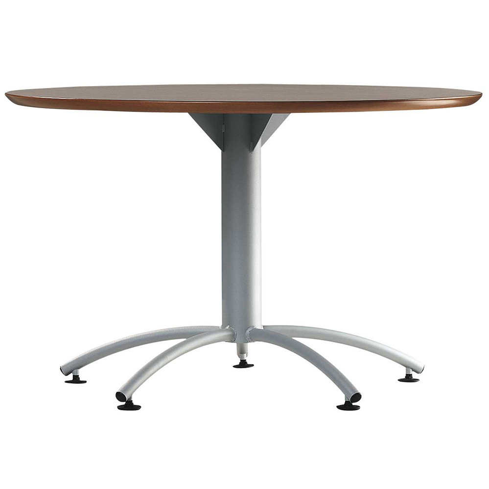 Table de restauration à piétements arche design SIF 8855 - Plateau Ø100 à Ø120 cm_0
