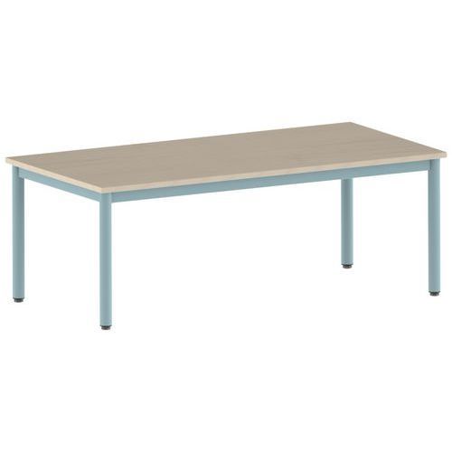 TABLE CARÉLIE 160 X 80 CM FIXE T3 STRAT ÉRABLE LAGON 6027 - MOBIDECOR