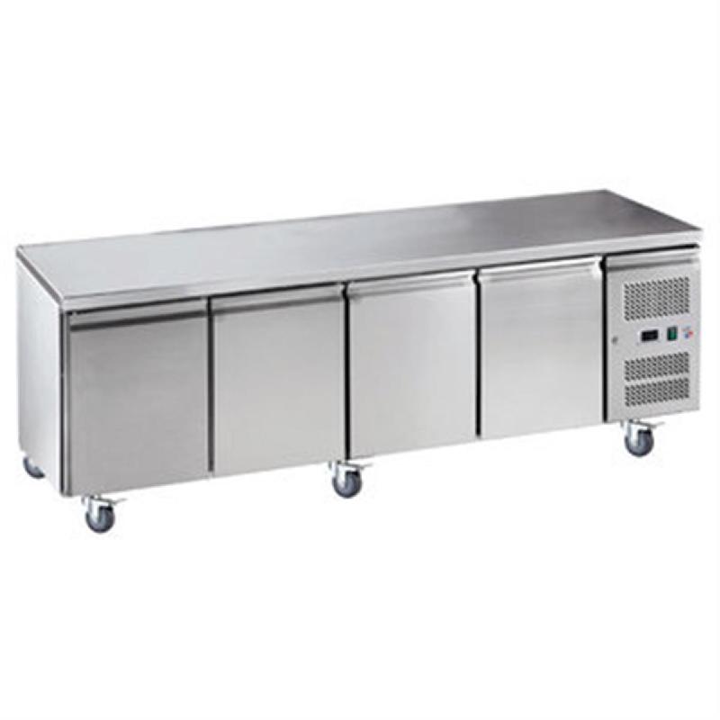 Table desserte positive centrale profondeur 600 - 4 portes | L2g - SNACK4100TN-L2G_0