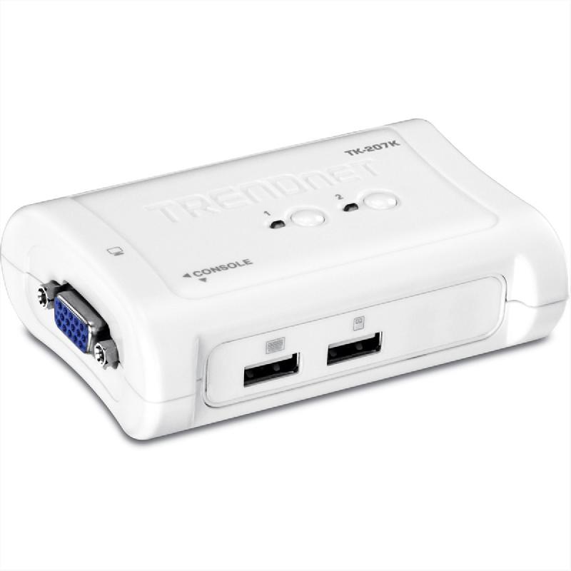 TRENDnet TK-207K Kit de switch KVM à 2 ports USB_0