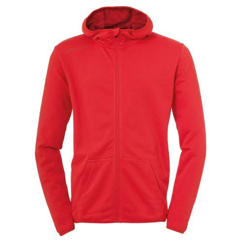 VESTE CAPUCHE ESSENTIAL ROUGE UHLSPORT