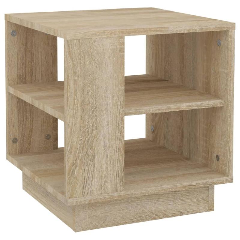 VidaXL Table basse chêne sonoma 40x40x43 cm bois d'ingénierie Modèle Panorama Plus - 810301_0
