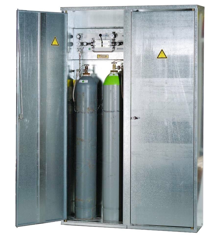 Armoire de sécurité pour bouteilles de gaz DGF 4 - 116952W - stockage extérieur, robuste et sécurisée_0