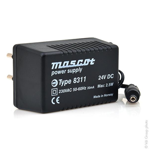 Alimentation linéaire 24V/0.1A - Mascot 8311 3630 - Entrée 230V secteur enfichable_0