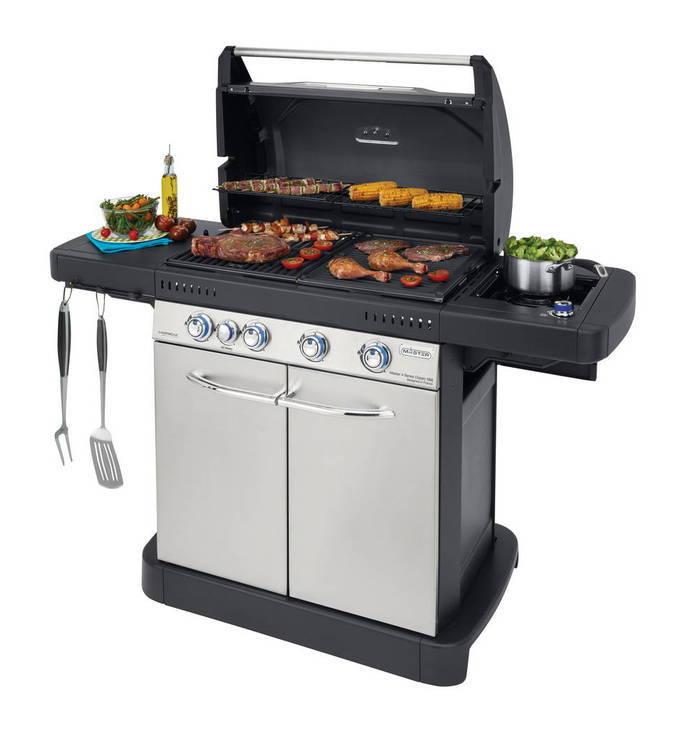 Barbecue Gaz Campingaz Class 4 L Plus - 4 Brûleurs, 12.8kW - Housse Premium Incluse