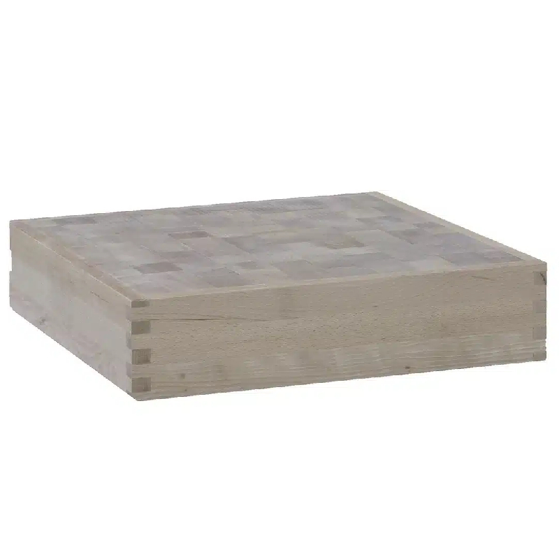Billot de cuisine bois pour laboratoire - L 600 x l 600 mm - Hauteur 100 mm - Réf 232230-44 - Fabriqué en France - Marque Matériels Cuisine_0