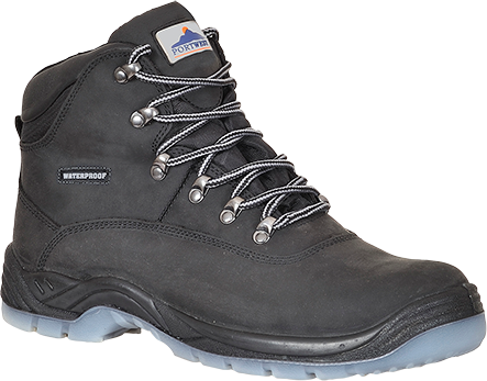 Brodequin membrané tous temps Steelite S3 WR noir FW57 - Taille 47 - Antistatique, semelle acier et nubuck pleine fleur_0