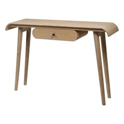 Bureau simple Ada -  Marron Rectangle Bois Amadeus 35x110 cm - marron Bois massif 3520071980423_0