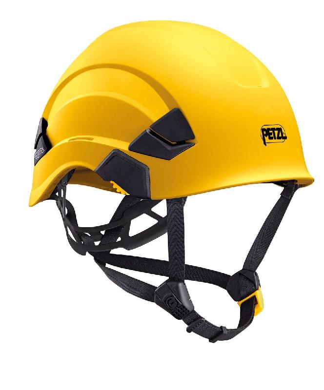 Casque de protection Petzl Vertex jaune - confortable et modulable, norme CE, EN 397 et EN 12492_0