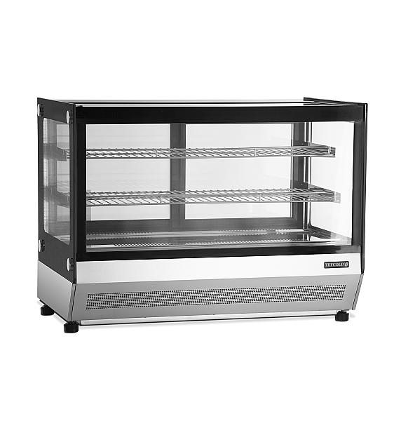 Comptoirs réfrigérés à desserts à poser vitre droite 160 litres - LCT900F/BLACK_0