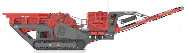 Concasseur à percussion pour traitement de matériaux difficiles gipo p 130_0
