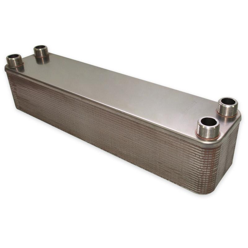Échangeur de chaleur thermique en acier inoxydable - 40 plaques - max 440 kW - eau solaire - 16_0000838_0
