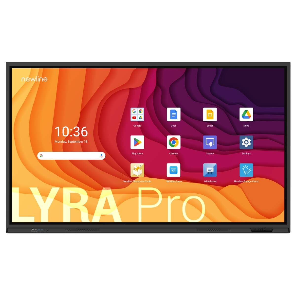 Écran numérique interactif Newline Lyra Pro - Tailles disponibles : 65’’ / 75’’ / 86’’ / 98’’ - Android 13 - 40 points de contact_0