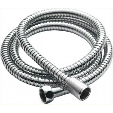 Flexible de douche 130 cm - inox chromé - format standard 1/2