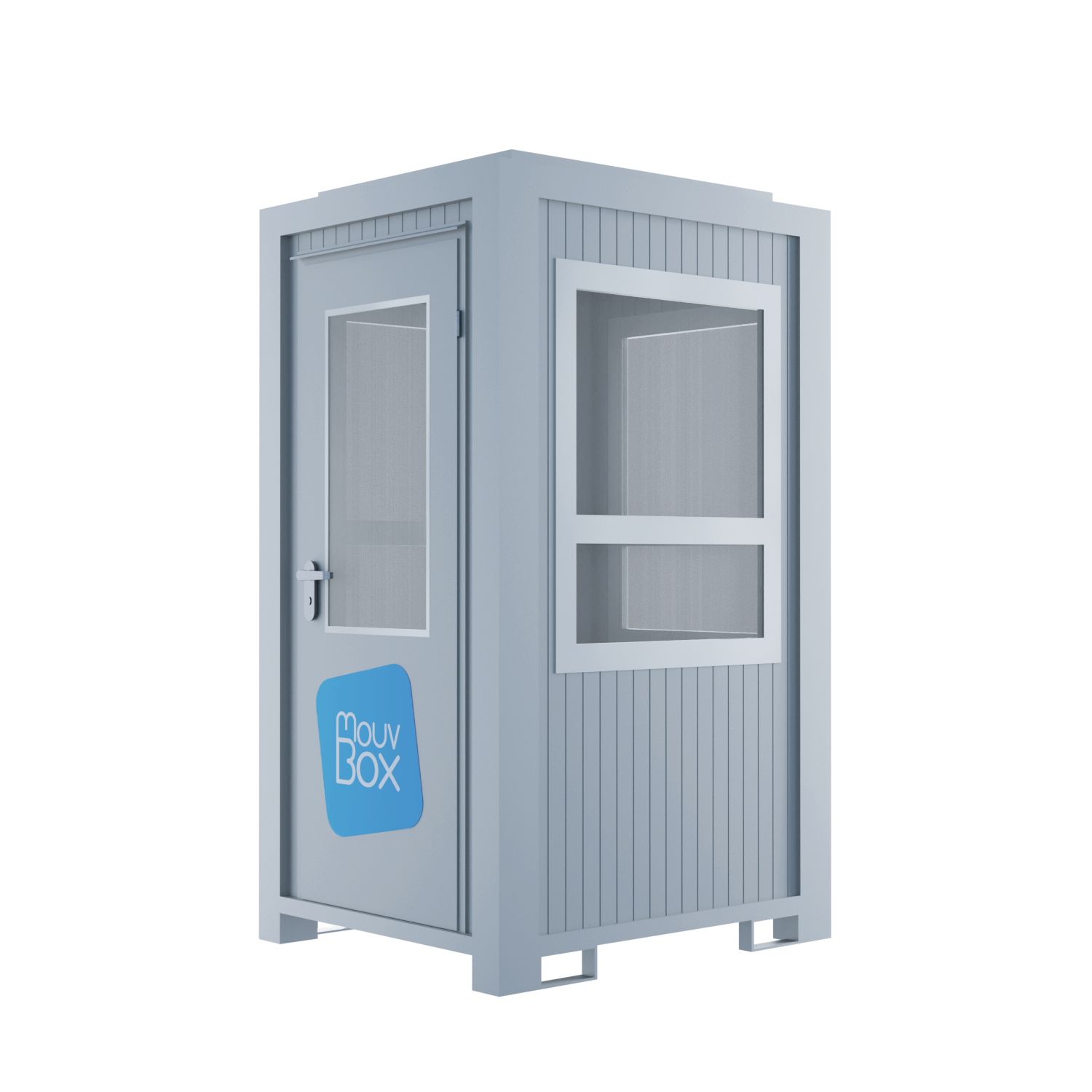 Guérite modulaire 5 pieds - BATIMODULE® - Chauffage, Refroidissement et Aération_0