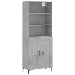 Helloshop26 - Buffet bahut commode armoire meuble de rangement organisateur cuisine salle de séjour salon haut 69,5 x 34 x 180 cm 02_0034515 - 300021_0