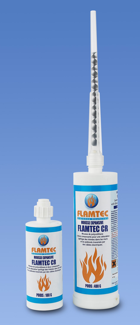 Mousse pare-feu expansive - FLAMTEC CR - Flexible et certifiée_0