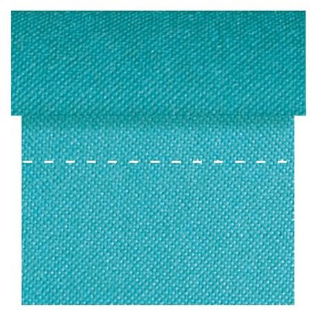 NAPPE SPUNBOND NON-TISSÉ TÊTE À TÊTE PRÉ-DÉCOUPÉE 120CM 0.40X48 M TURQUOISE PP (VENDU PAR 6)