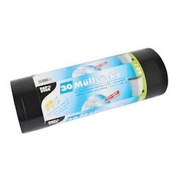 Papstar Sacs poubelle, LDPE 60 l 100 cm x 57 cm noir extra fort résistant à la déchirure - noir 12133_0