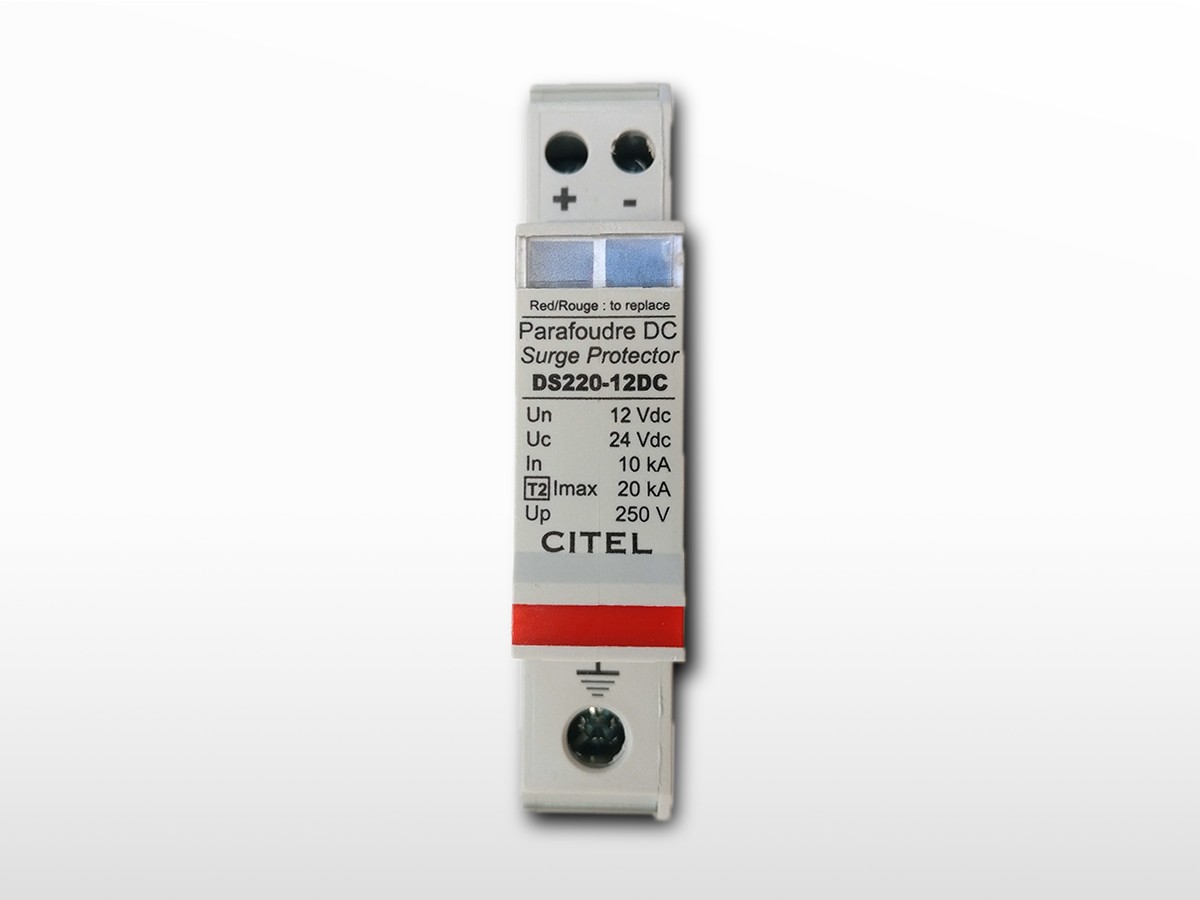 Parafoudre CITEL DS220S-12DC - Protection contre les surtensions pour régulateurs PWM en courant continu 12-24V_0