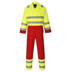 Portwest - Combinaison Bizflame Services HV Jaune Taille 2XL - XXL jaune 5036108214105_0